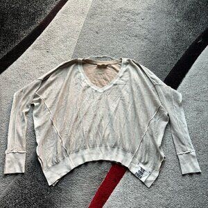 We The Free Heirloom Collection Oatmeal Slouchy Top